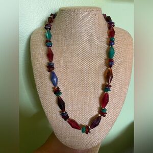 Elegant Multicolor Beaded Necklace